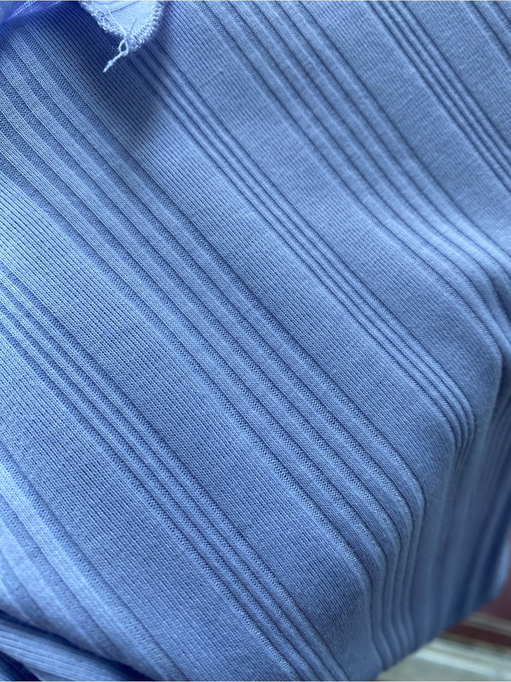 True Craft Lavender Ruffle-Edge Ribbed Sleeveless Top - Picture 3 of 3